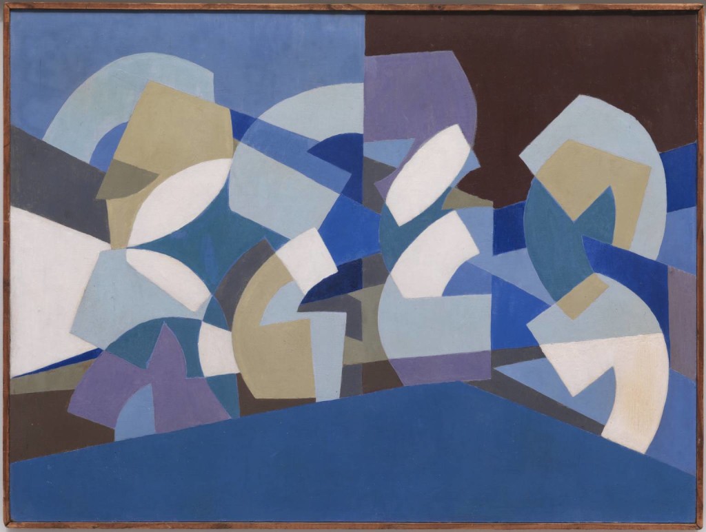 Composition in Blue Module 1947-51 Saloua Raouda Choucair born 1916 Purchased with funds provided by the Middle East North Africa Acquisitions Committee 2011 http://www.tate.org.uk/art/work/T13308