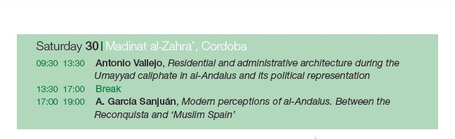 Programa del curso al-Andalus, problems and perspectives